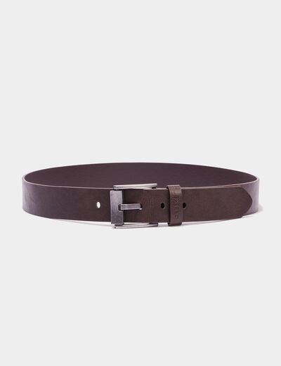Ceinture Creeks marron homme