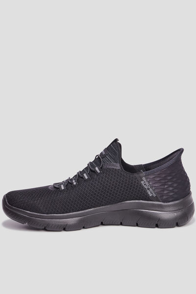 Baskets running mémoire forme Skechers noir homme