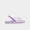 Tongs Reine des neiges parme fille