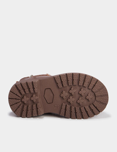 Bottines chelsea crant&eacute;es Liberto marron b&eacute;b&eacute; gar&ccedil;on