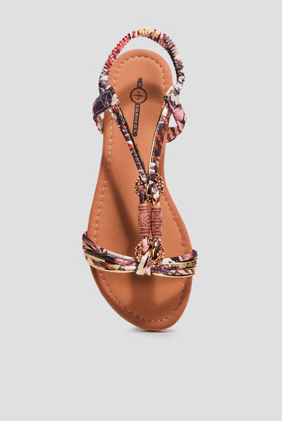 Sandales Mosquitos multicolore femme