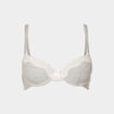 Soutien-gorge corbeille paddé gris femme