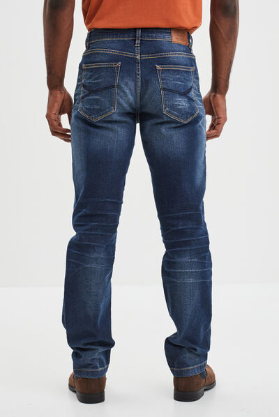 Jeans regular stretch 5 poches Creeks denim stone homme