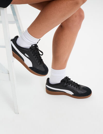 Tennis basses à lacets Puma noir femme