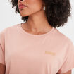 T-shirt manches courtes coton vieux rose femme
