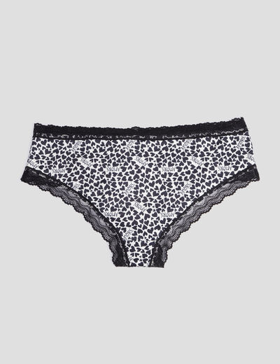 Lot 2 shortys microfibre ecru femme