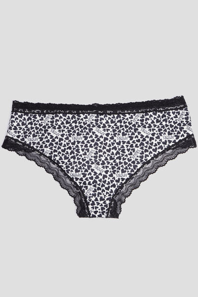Lot 2 shortys microfibre ecru femme