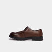 Derbies crant&eacute;es marron homme