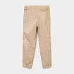 Pantalon battle taille &eacute;lastiqu&eacute;e coton beige gar&ccedil;on