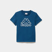 T-shirt manches courtes coton Kappa bleu gar&ccedil;on