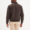 Veste zippée avec col montant Creeks marron homme