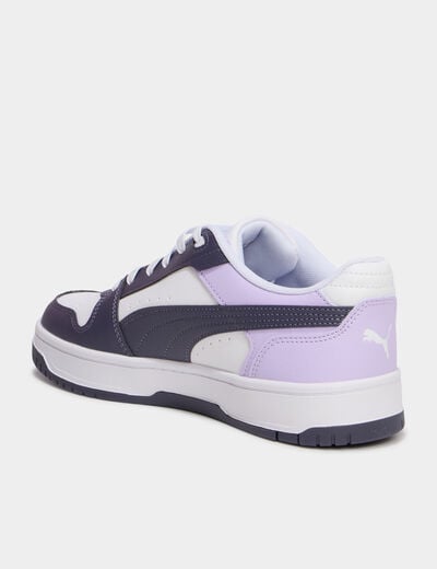 Baskets &agrave; lacets Puma Rebound Slam violet fille