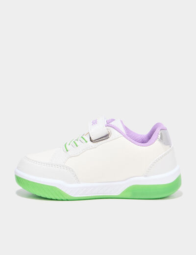Tennis basses lumineuses Toy Story blanc gar&ccedil;on