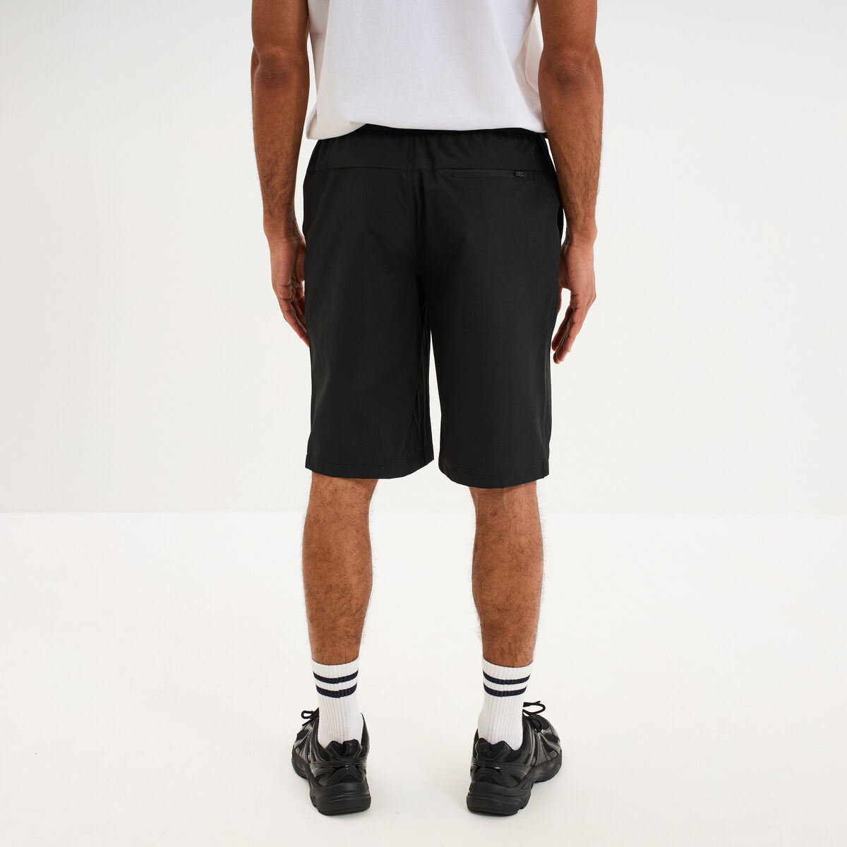 Short de randonn&eacute;e respirant noir homme