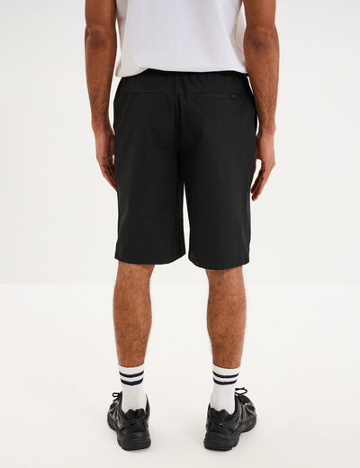 Short de randonn&eacute;e respirant noir homme