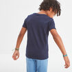 T-shirt sequins r&eacute;versibles bleu marine gar&ccedil;on