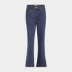 Jeans palazzo taille haute denim stone femme