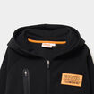 Sweat molleton zipp&eacute; &agrave; capuche Naruto noir gar&ccedil;on