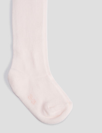 Collants rose bébé fille