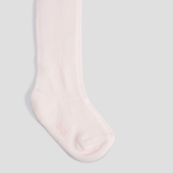 Collants rose bébé fille
