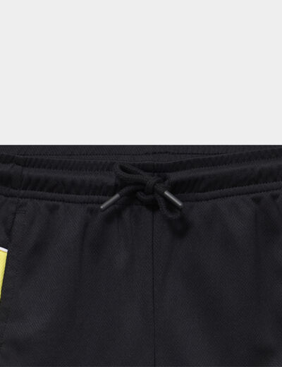 Short taille &eacute;lastiqu&eacute;e Pok&eacute;mon Pikachu noir gar&ccedil;on