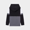 Sweat à capuche hoodie Liberto gris garçon