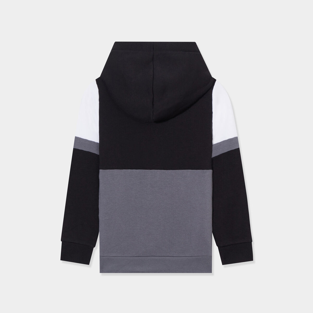 Sweat à capuche hoodie Liberto gris garçon