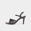 Sandales à talons Mosquitos noir femme