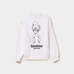 Sweat manches longues Fée Clochette blanc femme