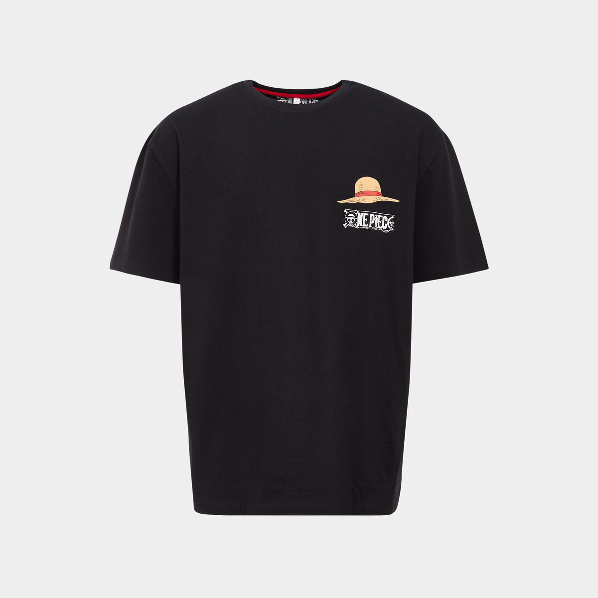T-shirt manches courtes One Piece noir homme