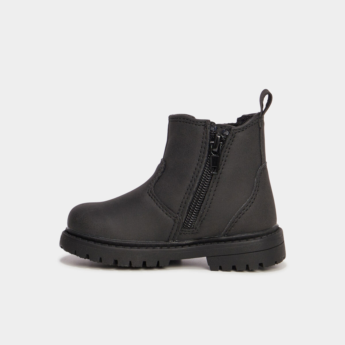Bottines chelsea crant&eacute;es Liberto noir b&eacute;b&eacute; gar&ccedil;on