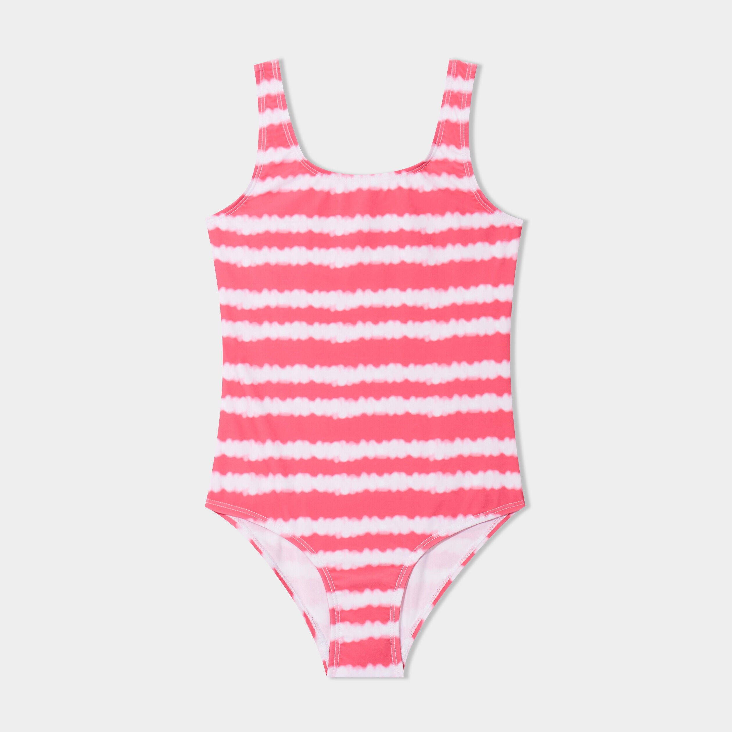 Maillot de bain une pièce rose fille WAMEA BEACH