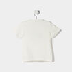 T-shirt manches courtes coton blanc b&eacute;b&eacute; gar&ccedil;on