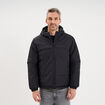 Doudoune zipp&eacute;e r&eacute;versible &agrave; capuche noir homme