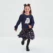 Robe 2-en-1 patineuse Harry Potter bleu marine fille