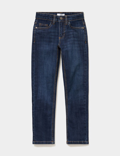 Jeans slim 5 poches bleu gar&ccedil;on