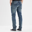 Jeans straight 5 poches Liberto denim dirty homme