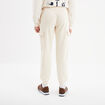 Pantalon jogging cargo molleton ecru homme
