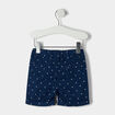 Bermuda droit bleu marine bébé garçon