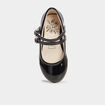 Ballerines vernies à bout rond noir fille