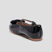Babies vernies avec noeuds noir fille