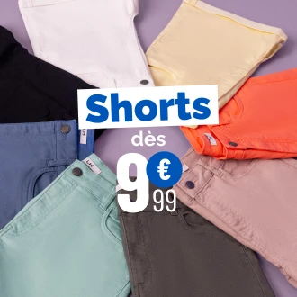Shorts dès 9,99€