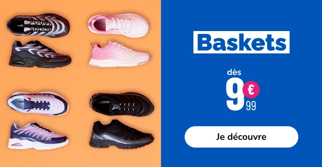 Baskets petits prix garcon - La Halle