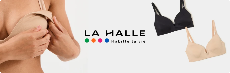 Les soutiens-gorge et les brassières d’allaitement La Halle