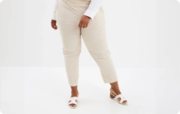 pantalon chino femme