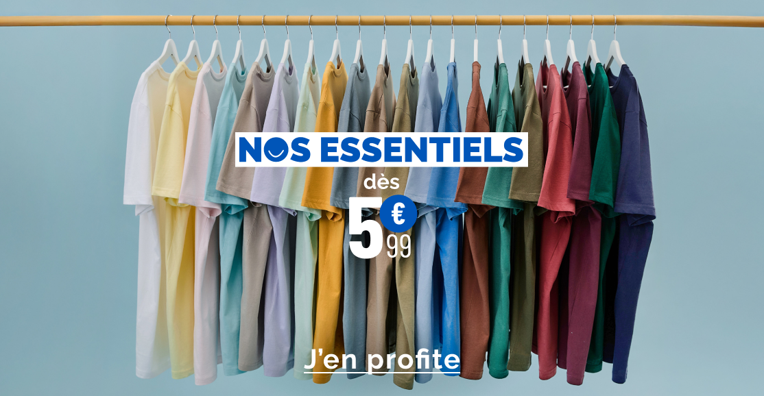 Nos essentiels Homme - La Halle