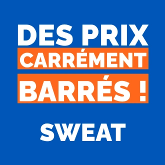 Prix carrément barré sweats famille