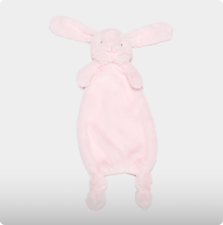 Doudou lapin fausse fourrure rose clair bébé fille, KIMBALOO, 8,99€