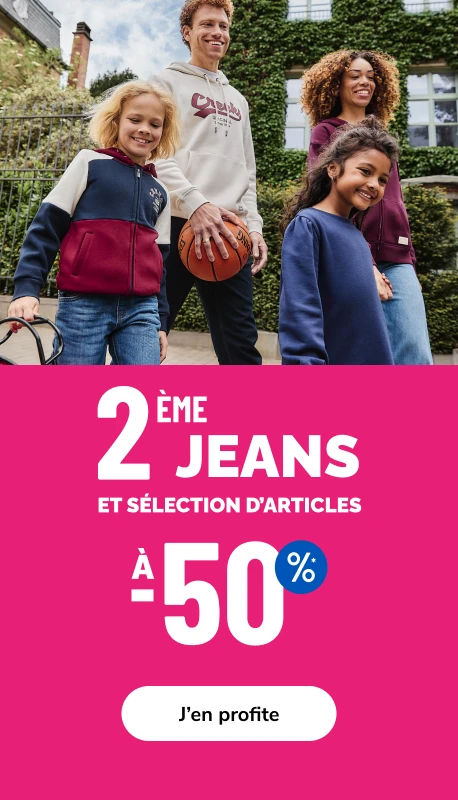 2ème à -50% - La Halle 