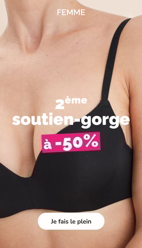 2eme soutien-gorge à -50% - La Halle 